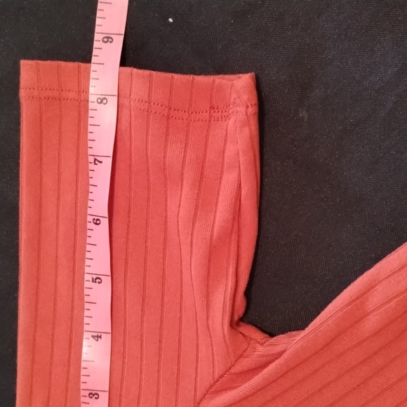 Woman's Crop Top by Say Any Thing Small Burnt Orange - Picture 6 of 8